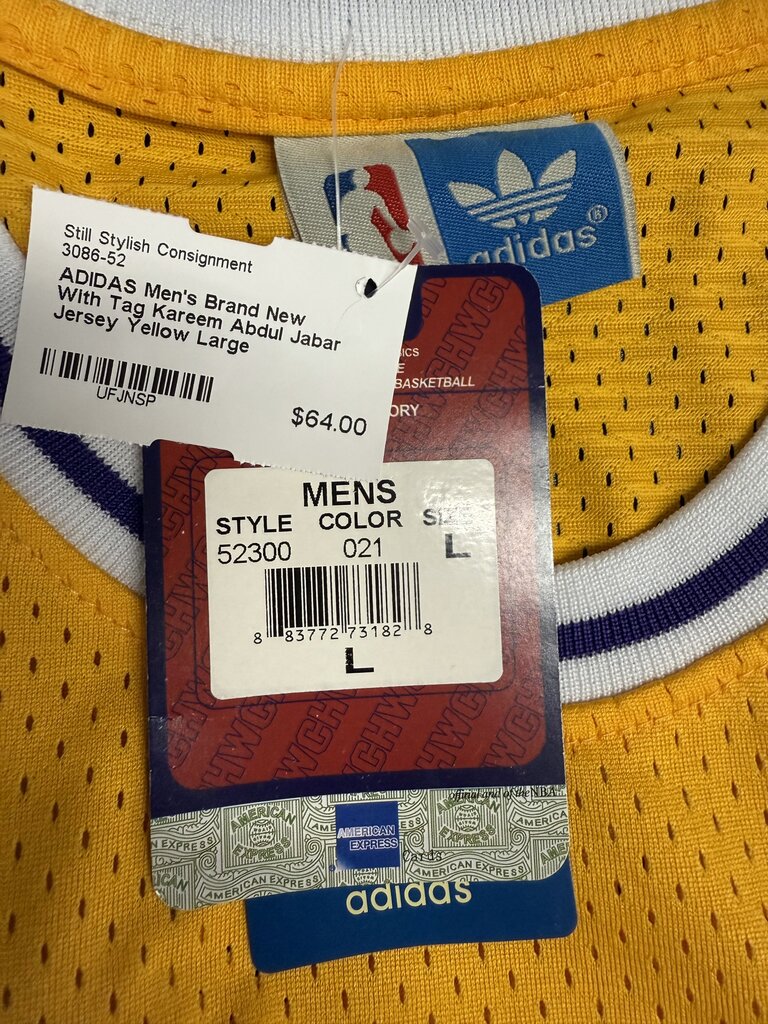 Men's Brand New With Tag Kareem Abdul Jabar Jersey