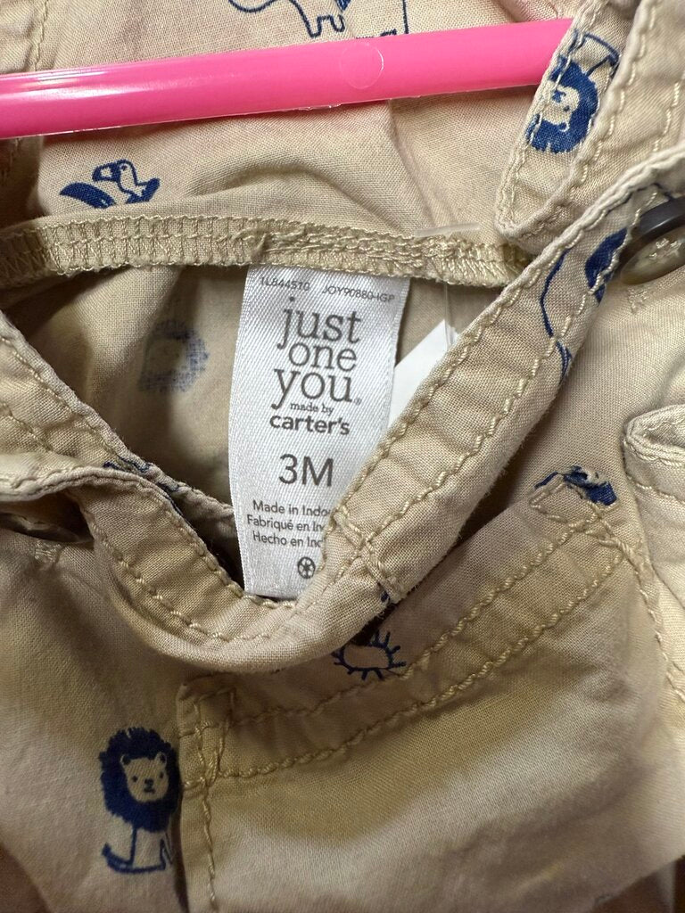 Boys Carter's Safari Bibs