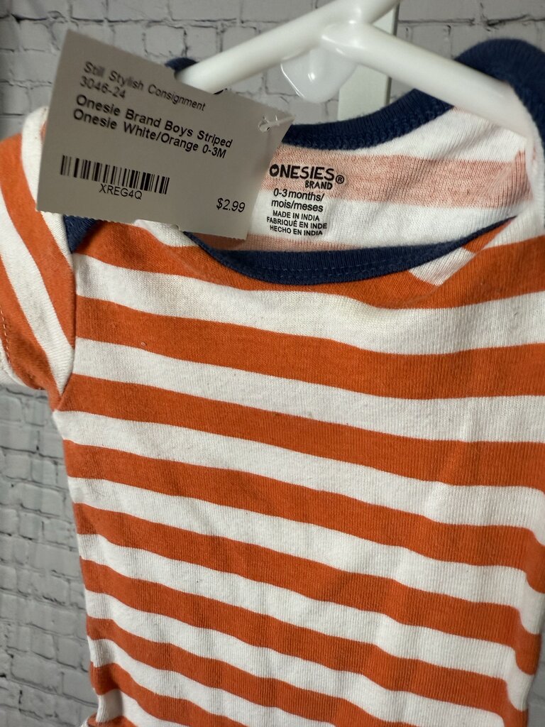 Boys Striped Onesie