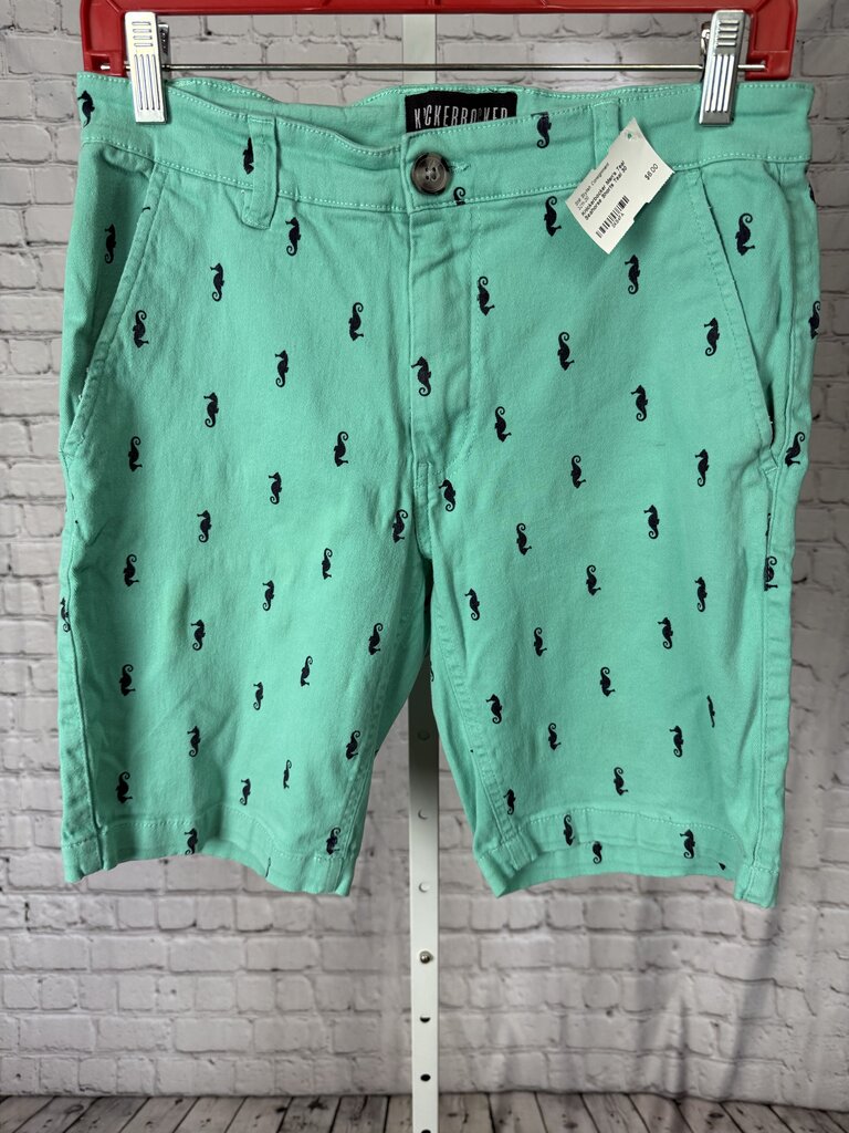 Men's Teal Seahorse Shorts