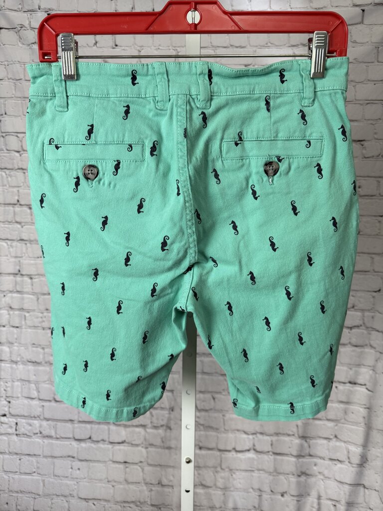 Men's Teal Seahorse Shorts