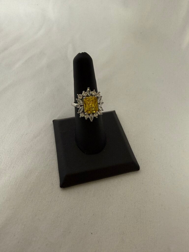Costume Yellow Gemstone Ring