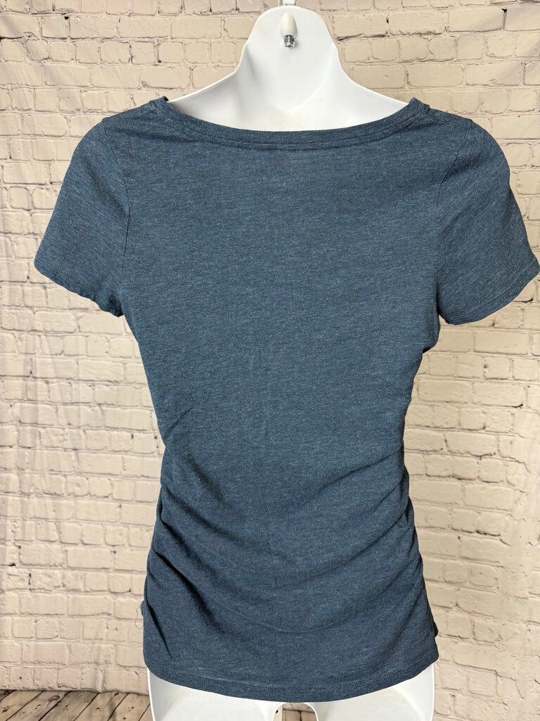 Liz Lange Navy Maternity Top