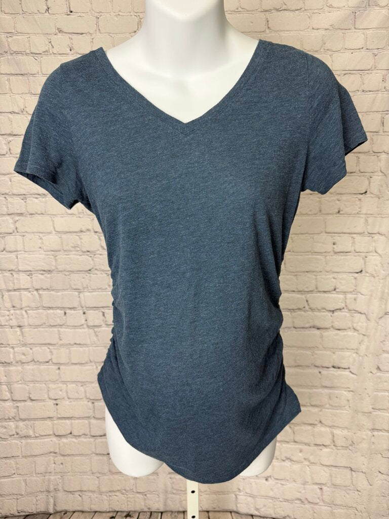 Liz Lange Navy Maternity Top