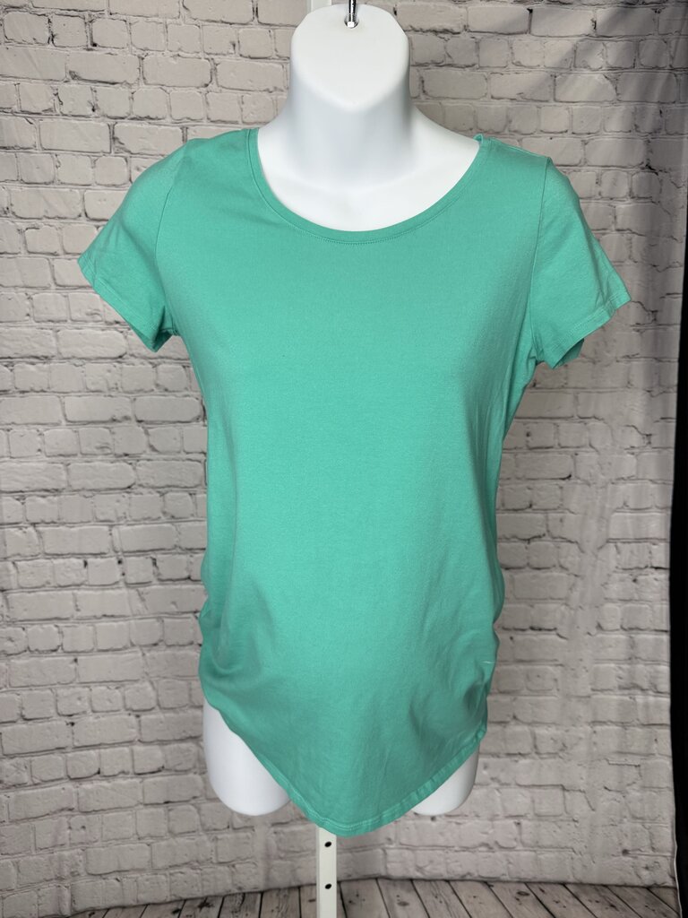 "Bump Start" Teal Maternity Top