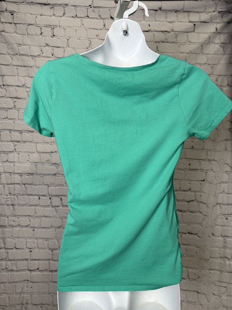 "Bump Start" Teal Maternity Top