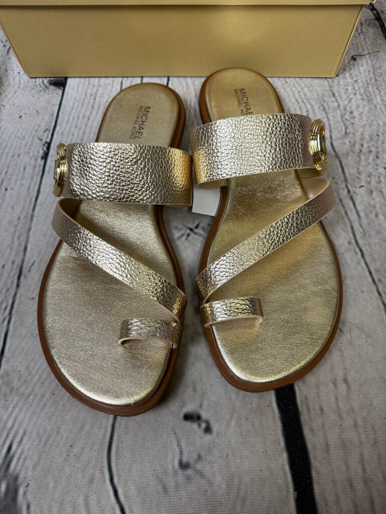 Michael Kors Metallic Sandals