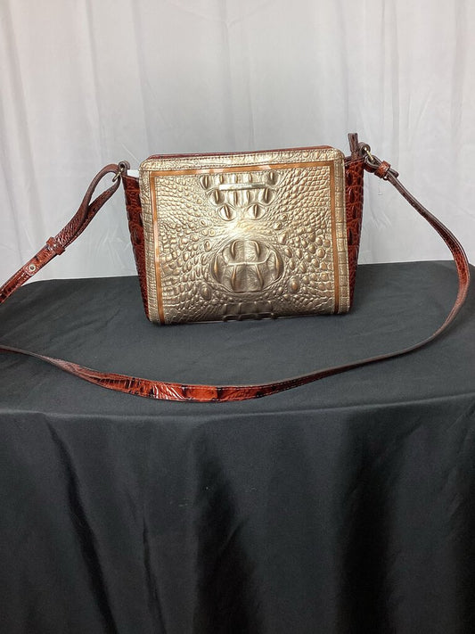 Pre-owned, great condition Brahmin Rose Gold Purse