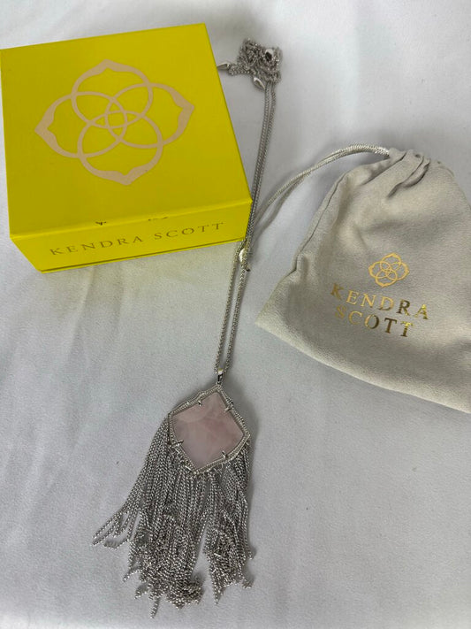 Kendra Scott Rose Quartz Necklace