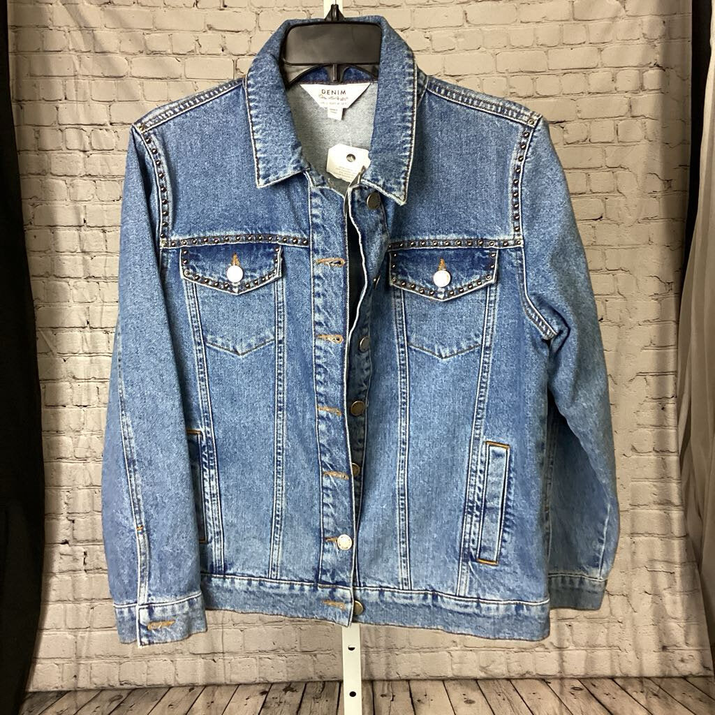 Wmns Denim Brand Jean Jacket