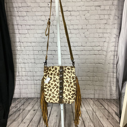 Myra Leopard Fringe Purse