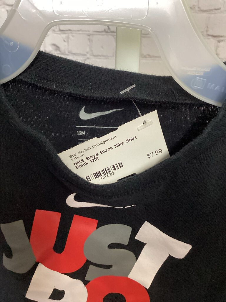 Boys Black Nike Shirt