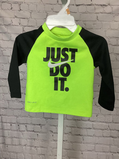 Boys Neon Yellow Nike Shirt