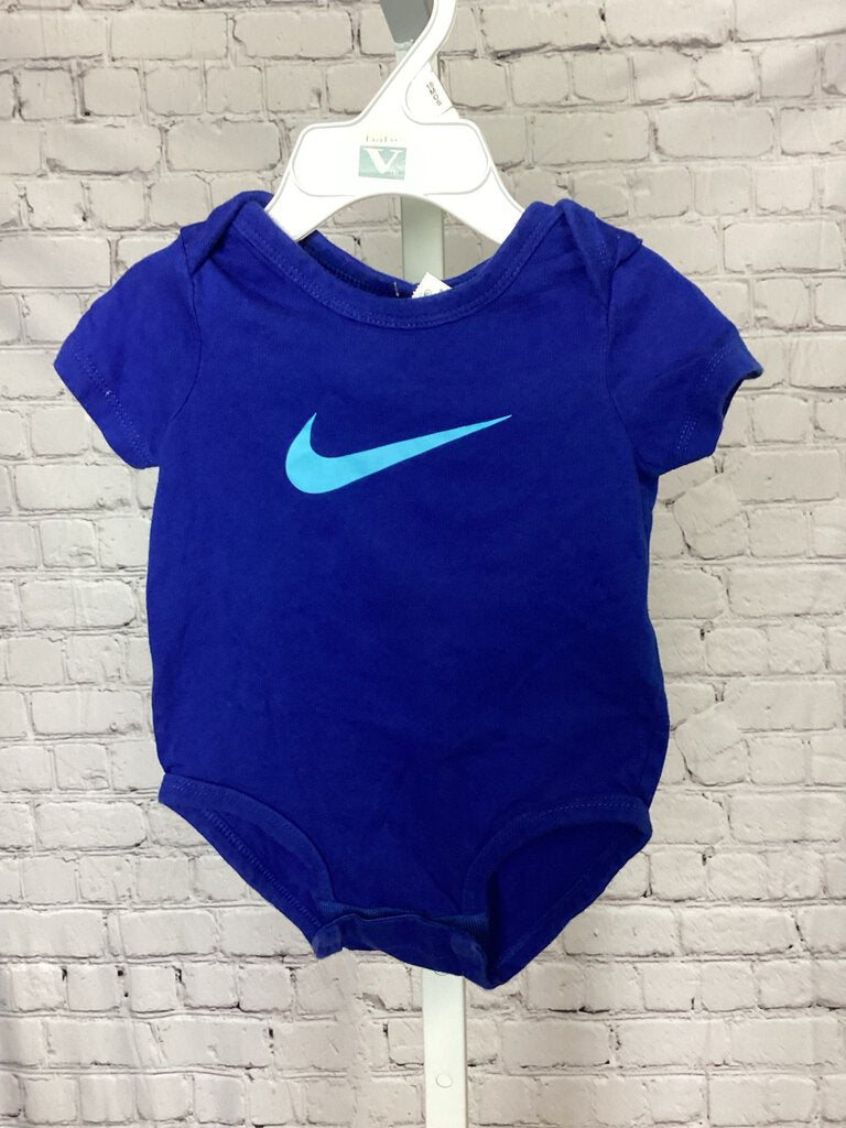 Boys Blue Nike Onesie