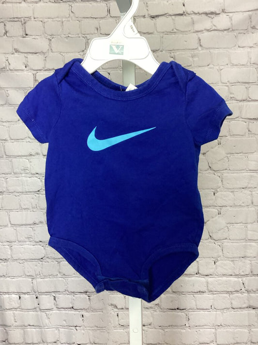 Boys Blue Nike Onesie