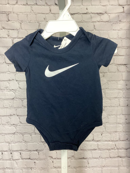 Boys Navy Nike Onesie