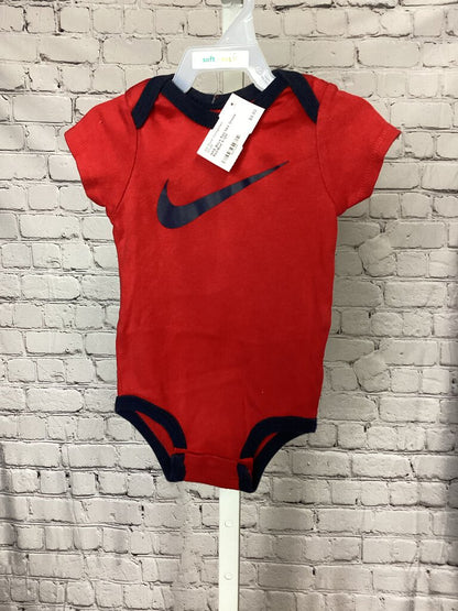 Boys Red Nike Onesie