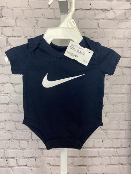 Boys Navy Blue Nike Onesie