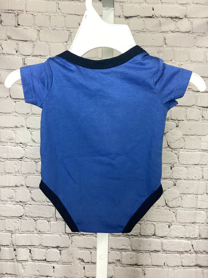 Boys Blue Nike Onesie