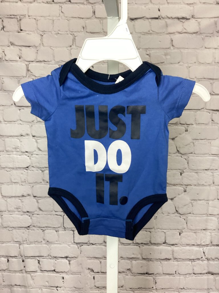 Boys Blue Nike Onesie