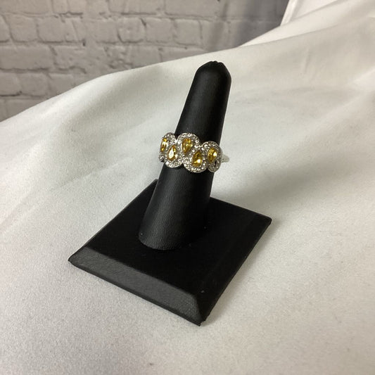 Costume Jewelry-Yellow Sapphire Ring