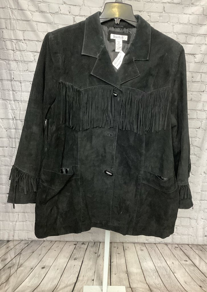 Roaman's Suede Fringe Jacket