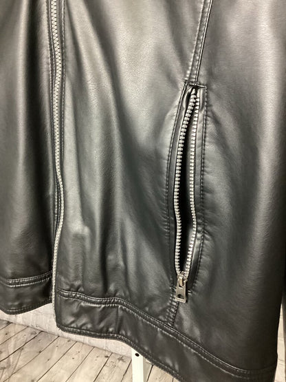 Guess Men's Black Hooded Coat