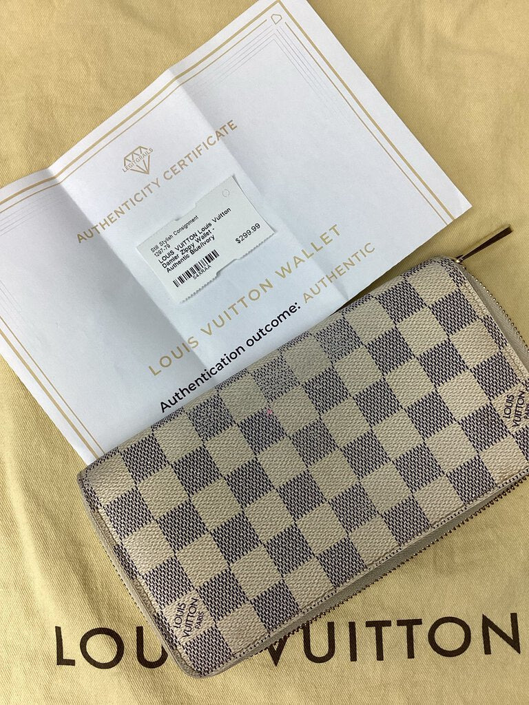 Louis Vuitton Damier Zippy Wallet - Authentic