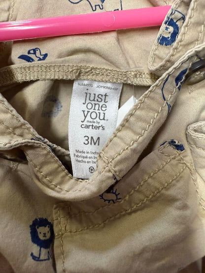 Boys Carter's Safari Bibs