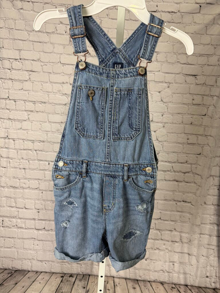 Girls Gap Denim Bibs