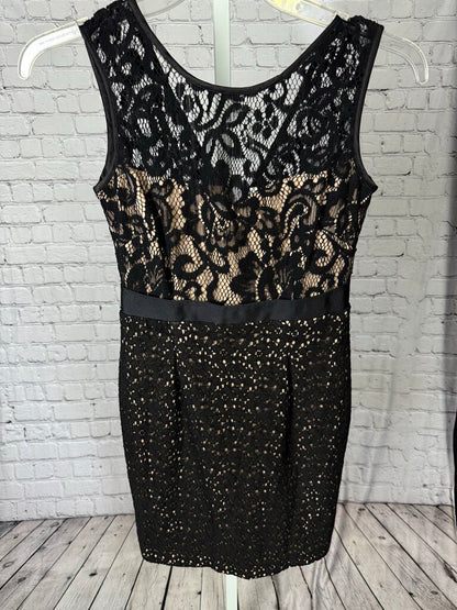 Women's Short Black Lace Dress