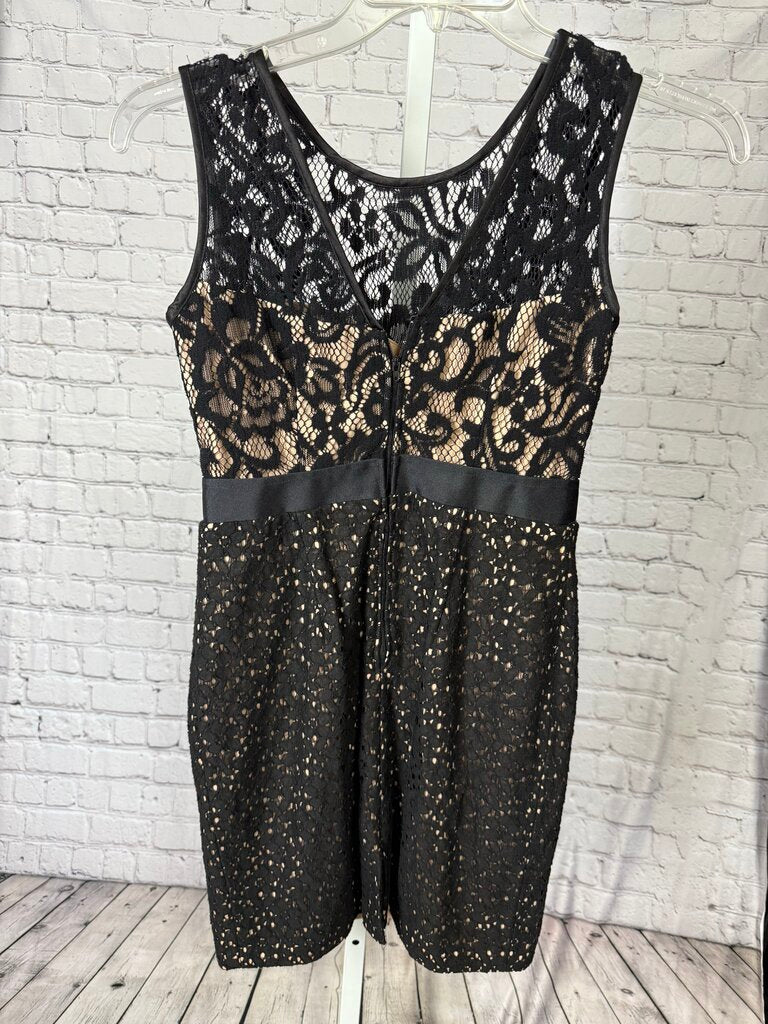 Women's Short Black Lace Dress