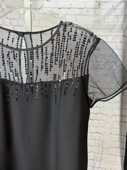 Women's Black Maxi Mother Of Bride/Groom Dress