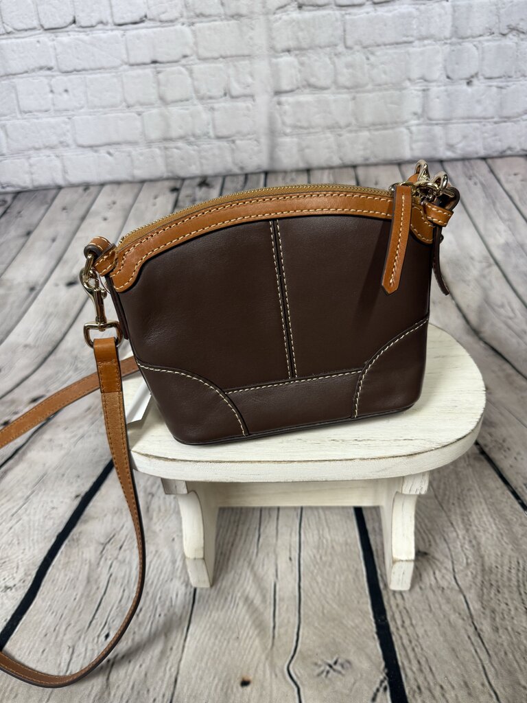 Dooney & Bourke Mini Brown Domed Crossbody