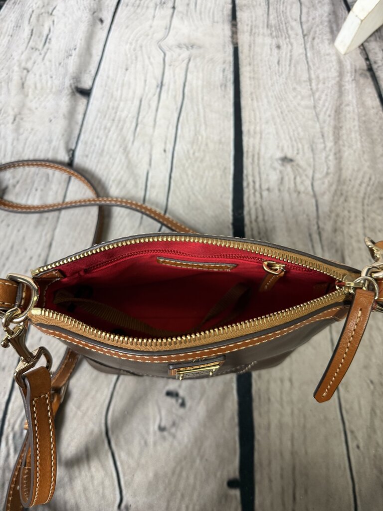 Dooney & Bourke Mini Brown Domed Crossbody