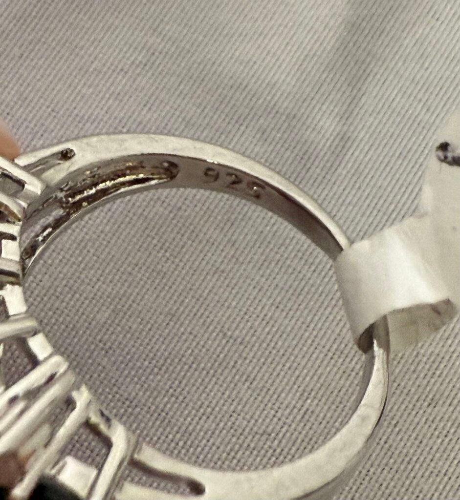 Bundle of 5 Sterling Silver Rings Size 7