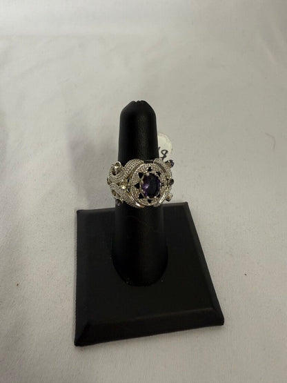 Bundle of 5 Sterling Silver Rings Size 7