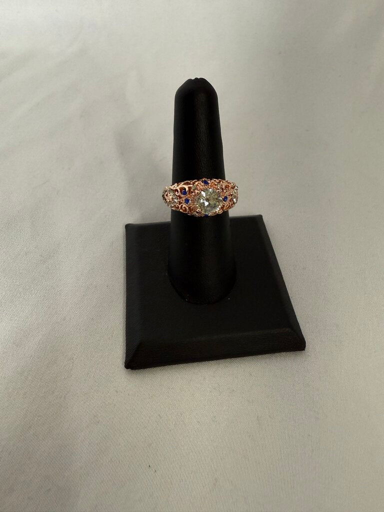 Costume Rose Gold Ring Size 7