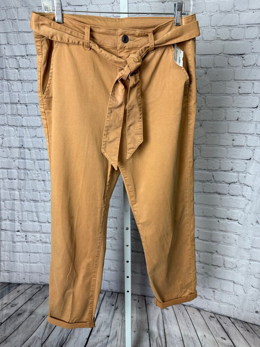 Women's Tan Belted Pants