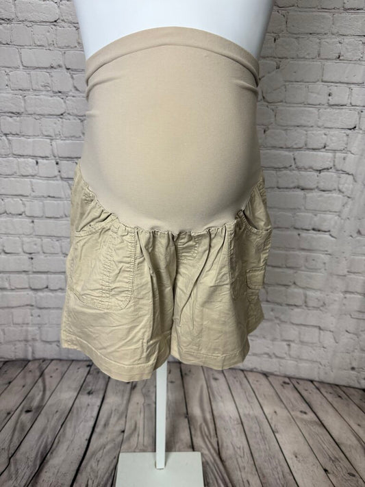"Motherhood Maternity" Beige Shorts