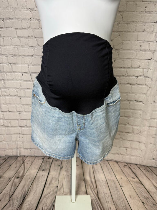 "Isabel Maternity" Light Denim Shorts