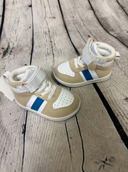 Boys "First Steps" Hi Top Baby Shoes