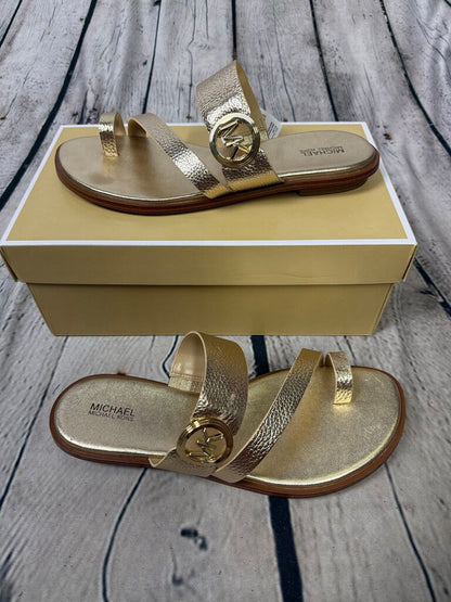 Michael Kors Metallic Sandals